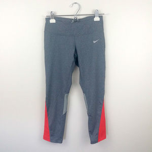 Nike Dri-Fit Cropped Running Leggings ~ S